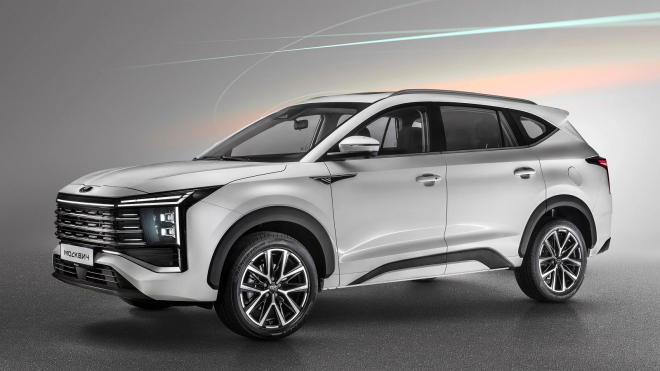 Moskvič začne prodávat svůj nový vrcholný model, výkonné a vybavené auto větší než Kodiaq může být při své ceně hit