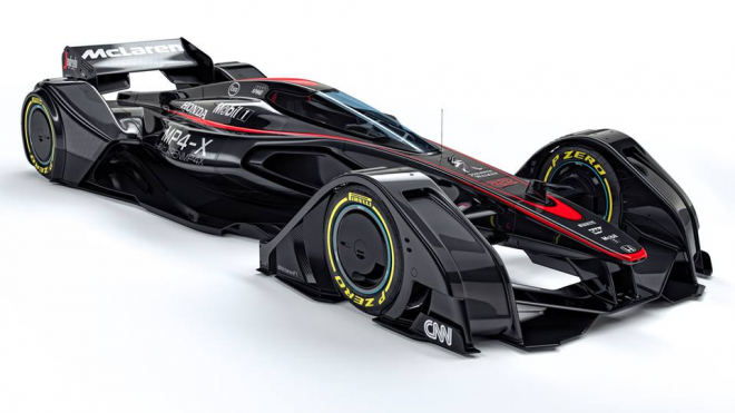 McLaren MP4-X: formule budoucnosti má karoserii z baterií