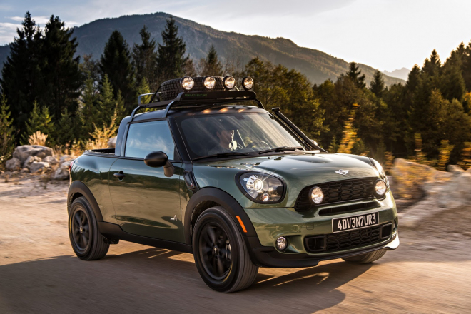 Mini Paceman Adventure: stylový pick-up vznikl přímo u BMW, na prodej ale není