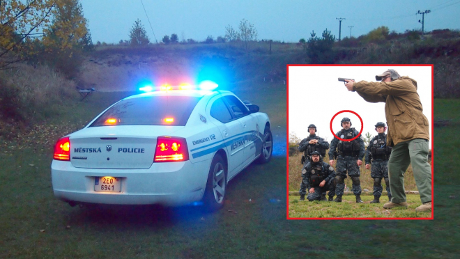 Městská policie si opět hraje na Ameriku, i s odsouzeným Řehořem. Toto je MP Chvaletice
