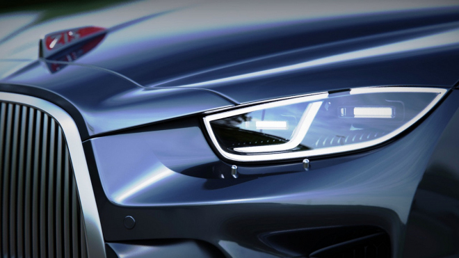 Rus dal moderní kabát bývalé Stalinově limuzíně, vypadá zlověstně jako originál