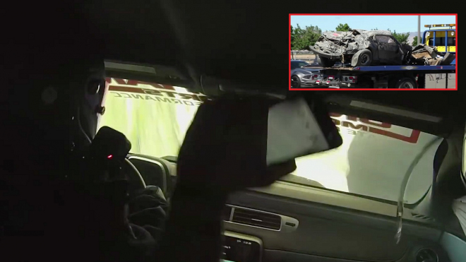 Takhle to vypadá, když dostanete smyk ve 314 km/h (video)