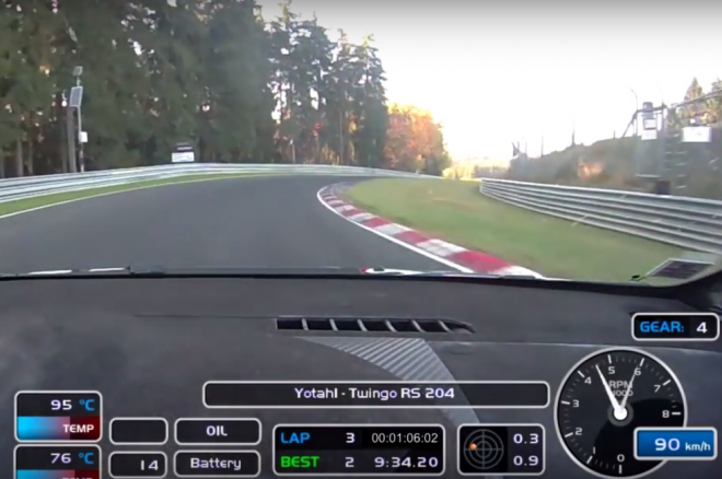 Zajet Ring pod 8 minut lze i s Renaultem Twingo RS, jen musí mít 205 koní (video)