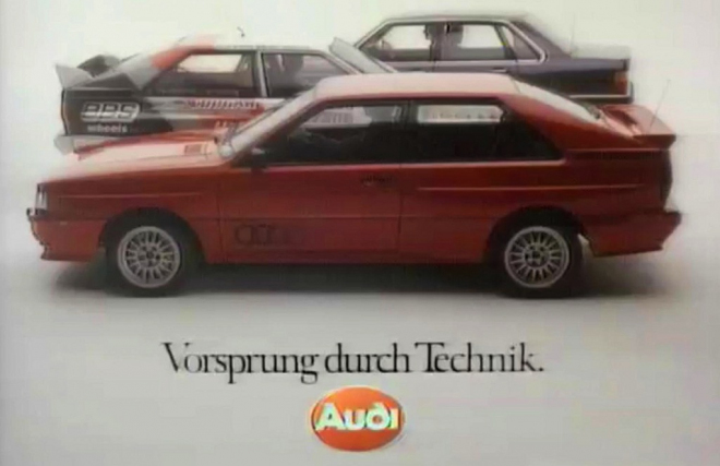 Audi slaví čtyřicetileté výročí sloganu „Náskok díky technice”