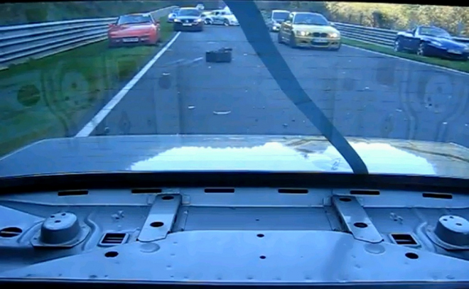 Nehoda osmi aut na Nordschleife poprvé na videu