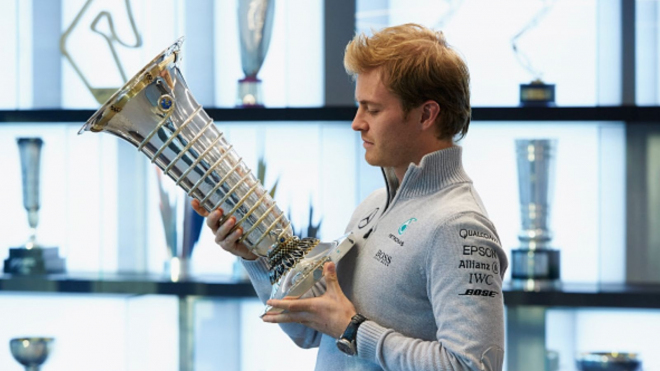 Nico Rosberg přiznal, že jeho pohár za titul mistra světa F1 „se ztratil”