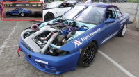 Nissan Skyline R32 s dieselem 6,0 V8 je sen fandů TDI až za hrob