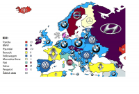 Mapa nejvyhledávanějších značek aut, Seat Ibiza 2017, Má Lambo světla z Nissanu?