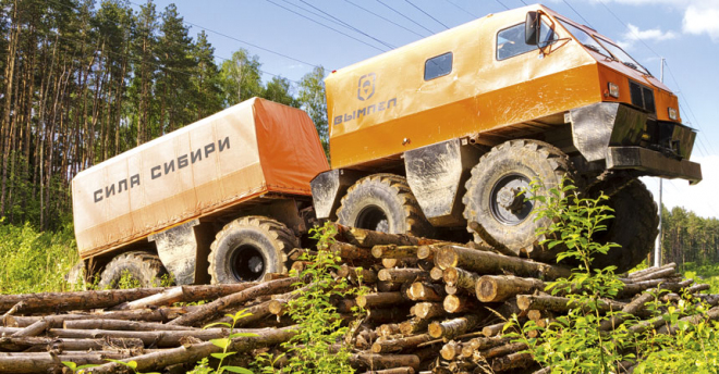 Vympel s dieselem 14,9 V8 je monstrum stvořené pro Sibiř, projede opravdu všude