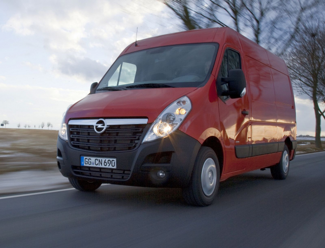 Opel Movano 2013 utáhne díky inovacím až 3,5 tuny, dostal i pneumatické odpružení