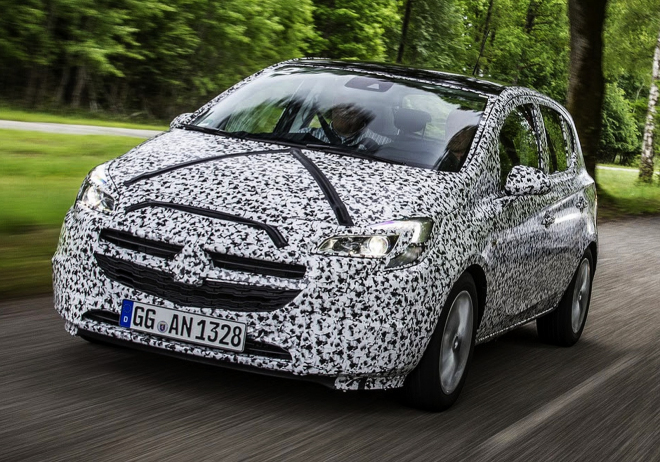 Nový Opel Corsa 2015: další fotky a video nabízejí srovnání s aktuální generací