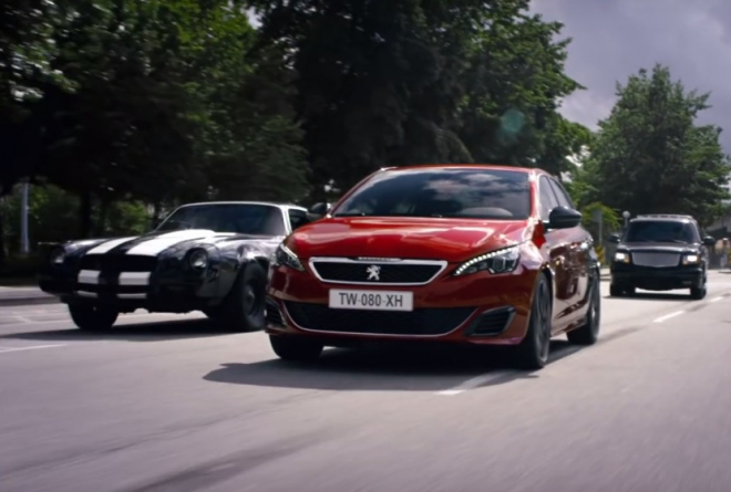 308 GTi je ideální auto pro únik před padouchy, aspoň podle Peugeotu (video)