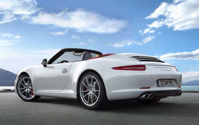 Porsche 911 Cabriolet 991: nové fotky a video s panem Rychlá střecha