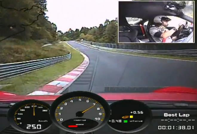 Porsche 911 991 Carrera S vs. Nordschleife: čas 7:37,9 konečně i na videu