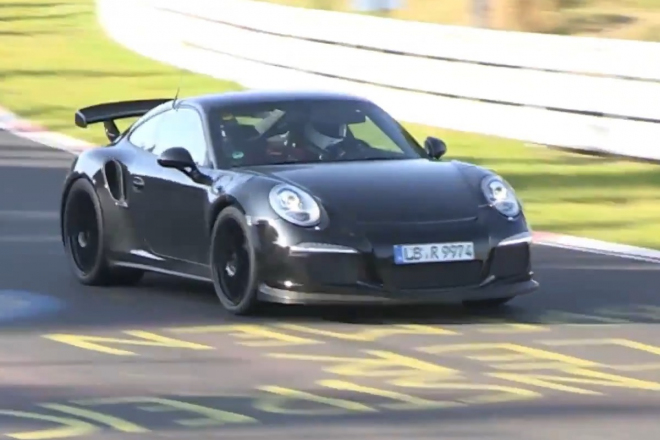 Porsche testuje na Nordschleife novou 911 GT2, nebo jde stále o 991 GT3 RS? (video)