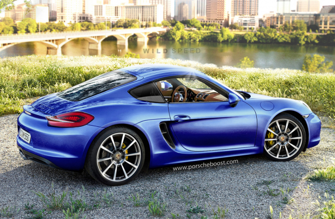 Porsche Cayman 981: nová generace na věrohodných ilustracích