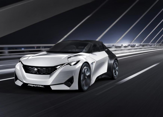 Peugeot Fractal: nebe nad hlavou, hudba uvnitř a elektrická 4x4 vespod