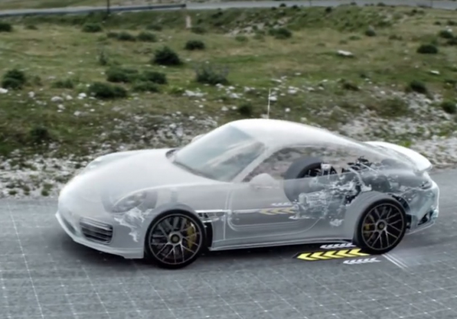 Porsche předvádí své PTV, vektorování točivého momentu v inovované 911 Turbo (video)