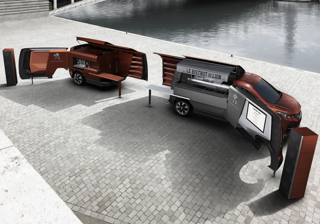 Peugeot Foodtruck: pojízdná restaurace zvládne nasytit až 30 hladových krků