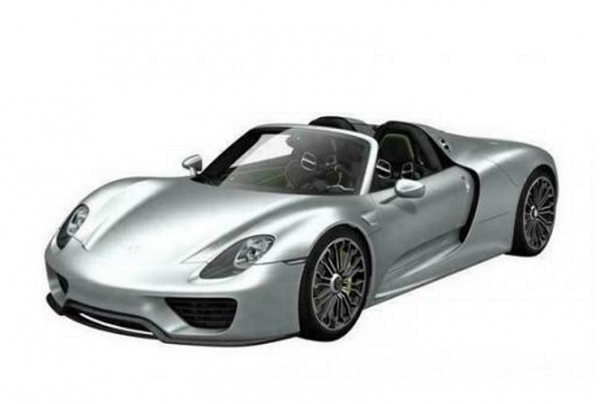 Porsche 918 Spyder: design produkční verze potvrzen patentovým únikem