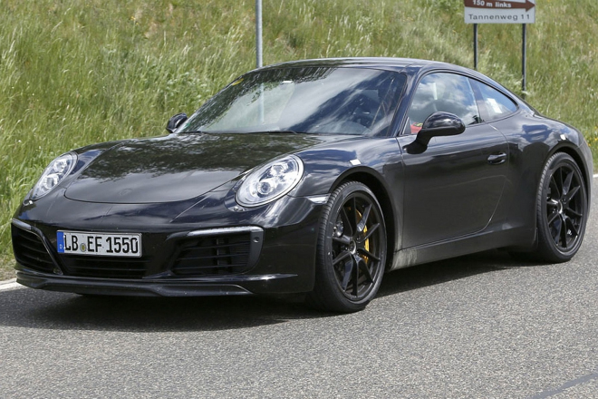 Porsche 911 2016: facelift nafocen bez maskování, změn vzhledu je minimum