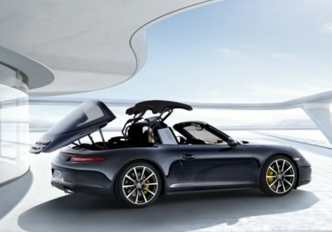 Střecha Porsche 911 Targa v akci, kopíruje řešení Hondy CRX Del Sol TransTop? (videa)