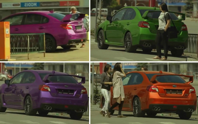 Vymysleli Rusové lak auta, který změní barvu na počkání? (video)