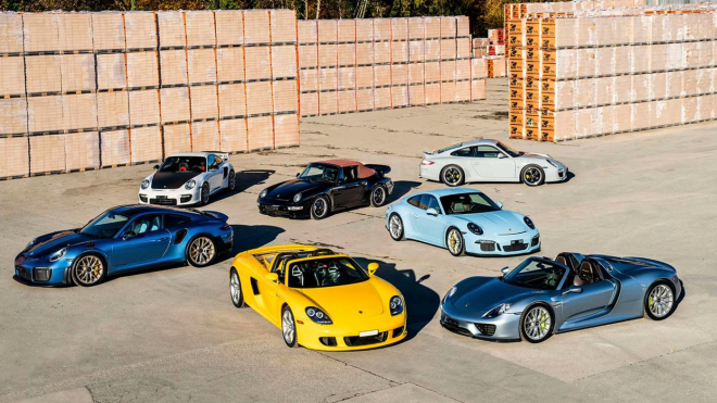 Majitel prodává úchvatnou sbírku vzácných Porsche, dá ji jen celou, přijme jedinou měnu