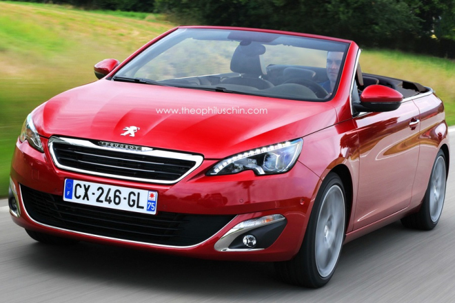 Nový Peugeot 308 Cabriolet: pokud vznikne, jinak bude vypadat sotva (ilustrace)