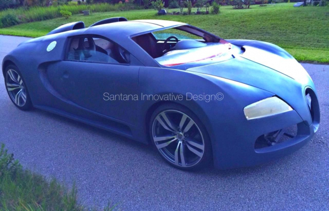 Replika Bugatti Veyron za 2,5 milionu je věrohodná, barvu si zvolíte sami