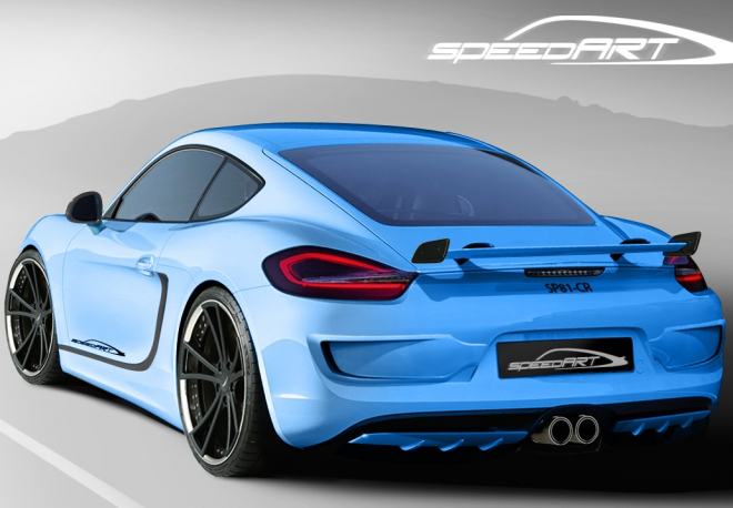 Porsche Cayman SP81-CR první tuning SpeedArt vyšponuje výkon ke 400 koním