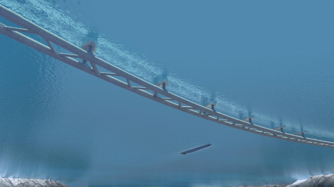 Norsko chce postavit plovoucí tunel skrz obří fjord, za 614 miliard