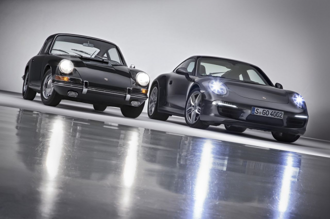 Porsche 911 1963 a 911 2013: první a poslední generace legendy bok po boku