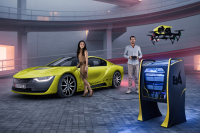 Rinspeed Etos: přepracované BMW i8 má heliport pro drony