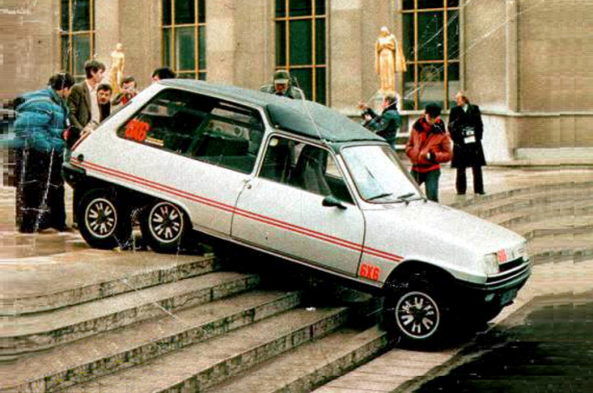 Renault 5 6x6: terénní šestikolka nemusí být superdrahý Mercedes