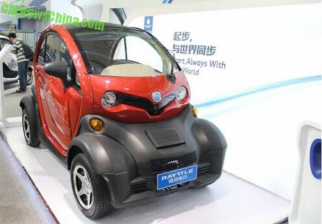 Číňané ukradli i Renault Twizy, jejich Rayttle E28 má prý unikátní evropský design