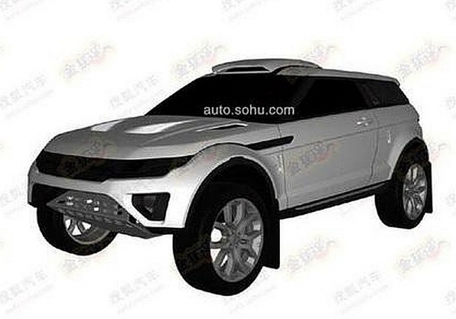 Je na patentových snímcích speciální Range Rover Evoque nebo nový Bowler?