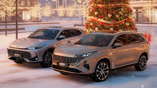 Hned dva nové Moskviče se ukázaly na dalších fotkách, odhalují i nové logo značky