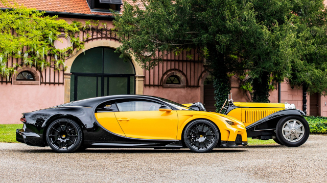 Nejnovější Bugatti vypadá jako rozzuřený velitel vosí letky, klaní se geniálnímu synovi zakladatele značky