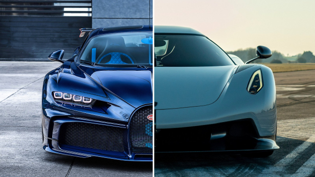 Asi jen v souboji Bugatti s Koenigseggem je možné, aby ve sprintu jedno auto proletělo kolem druhého ve 300 km/h