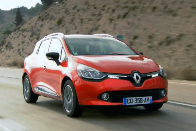 Nový Renault Clio Grandtour alias Estate alias kombi 2013 do detailu na osmi minutách videa