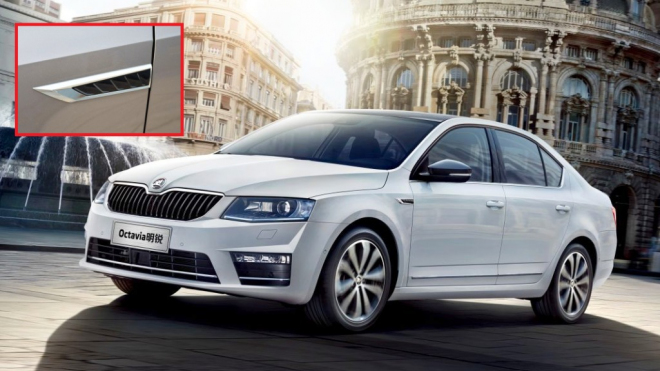 Škoda Octavia dostala facelift v Číně. Hraje si na RS, má falešné výdechy i výfuky