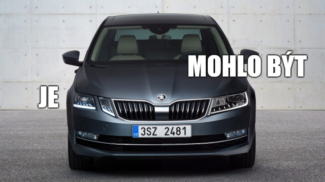 Takhle mohla vypadat Škoda Octavia po faceliftu, kdyby nedostala dvojitá světla