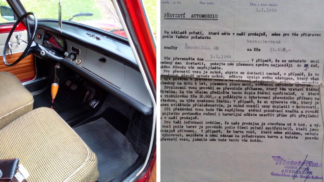Tato vzácná Škoda 1100 MB připomíná, jak bizarně se prodávala auta v roce 1968