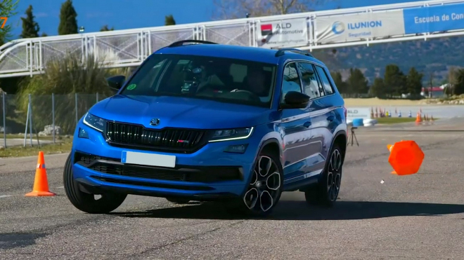 Škoda Kodiaq RS propadla v losím testu, je o hodně horší než úplný základ