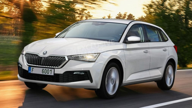 Grafik zkusil odmaskovat novou Škodu Scala. Jak se vám líbí s tímto designem?