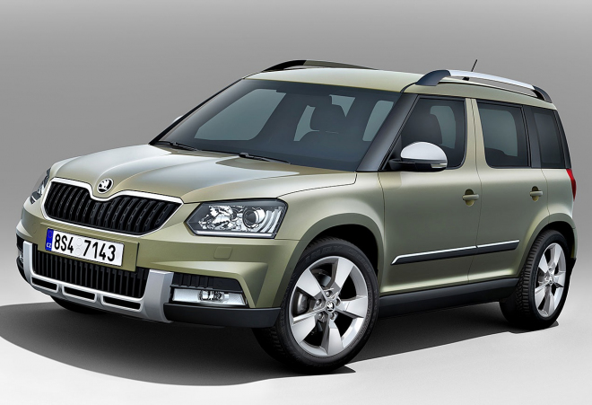 Škoda Yeti 2014: unikly fotky faceliftu, kulaté mlhovky končí