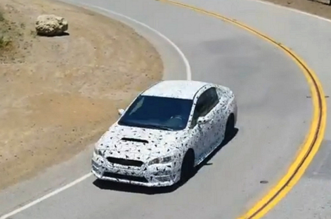 Subaru WRX 2014: produkční provedení nového WRX natočeno na Mulhollandu (video)