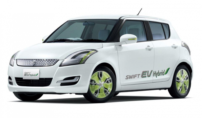 Suzuki pro Tokio: Q-Concept, Regina a Swift EV Hybrid
