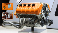 Prozkoumejte nový motor Koenigsegg 5,1 V8 pro Spyker do detailu. Je to skvost